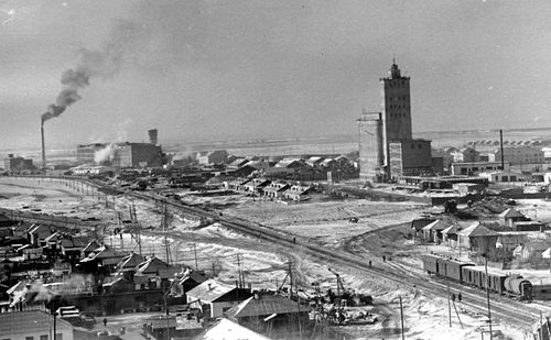 Абакан. Район Мелькомбината, 1961 год. Фото с сайта "СГК"